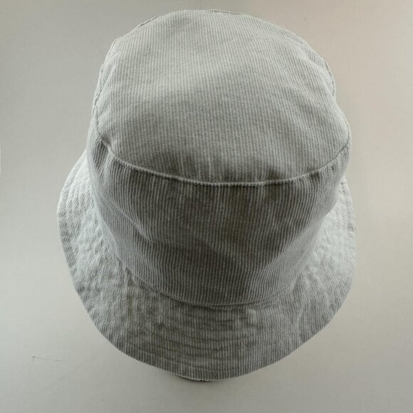 HEY ROWAN Bucket Hat Fitted Sun Cap Smiling White Corduroy Beach Fishing - Picture 5 of 9